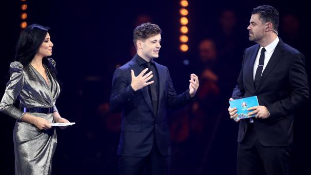 <p>Martin Garrix war bereits bei der Auslosung der Fußball-EM anwesend.</p>