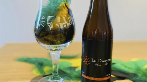<p>Das Jubiläumsbier trägt den Namen „Lu Dwayène“. Foto: privat</p>