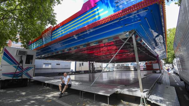 <p>Die belgischen Schausteller haben unter Corona arg gelitten.</p>