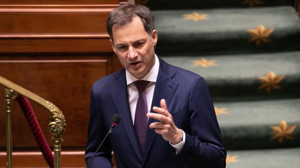 <p>Hat sich am Donnerstag in der Kammer zu Wort gemeldet: Premier Alexander De Croo.</p>