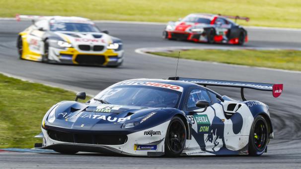 <p>Es wird eifrig trainiert für die DTM 2021 mit dem neuen GT-Sportwagen-Reglement.</p>