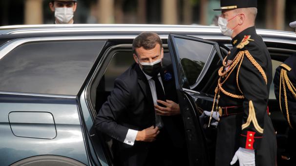 <p>WW2-ANNIVERSARY_FRANCE-MACRON</p>