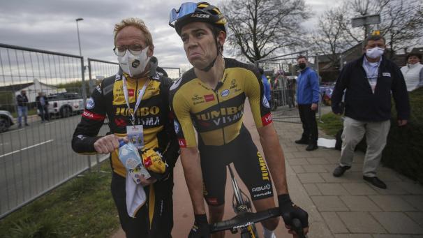 <p>Wout Van Aert muss pausieren.</p>