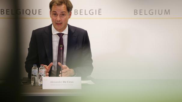 <p>Premier Alexander de Croo durfte Lockerungen verkünden.</p>