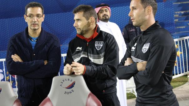 <p>Januar 2017 in Doha: Ivan Bravo (l.) und Jordi Condom</p>