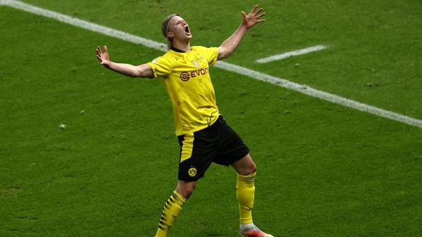 <p>Eine Urgewalt: Erling Haaland war schlicht nicht zu verteidigen.</p>