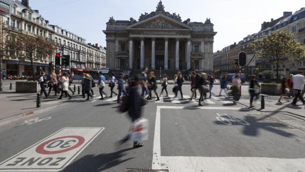 <p>Seit dem 1. Januar 2021 gilt in Brüssel vielerorts Tempo 30.</p>