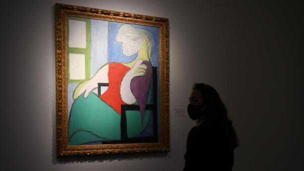 <p>Blick auf Picassos „Sitzende Frau am Fenster“.</p>