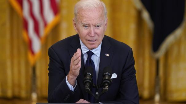 <p>Nur knapp vier Monate nach seinem Einzug ins Weiße Haus wird Joe Biden in den eskalierenden Konflikt hineingezogen - unter wachsendem Druck.</p>
