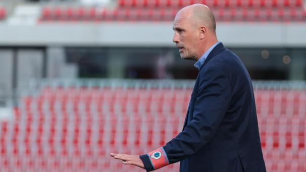 <p>Brügges Trainer Philippe Clement mahnt zur Ruhe.</p>