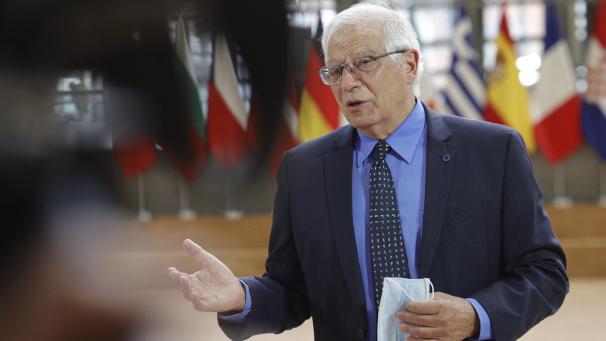 <p>Hat sich zu Wort gemeldet: Josep Borrell.</p>