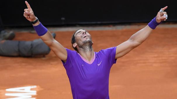 <p>Rafael Nadal gewinnt zum zehnten Mal in Rom.</p>