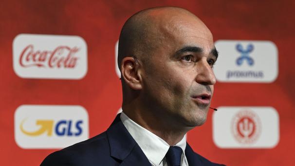 <p>Nationaltrainer Roberto Martinez am Montag</p>