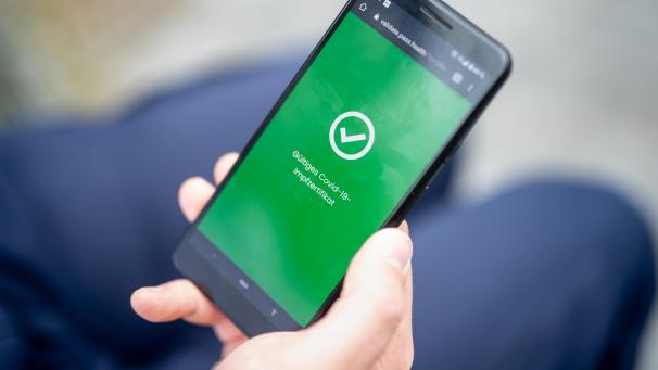 <p>Dieses Beispiel zeigt ein deutsches Test-Impfzertifikat.</p>