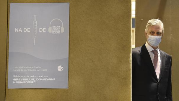 <p>Wurde in der Hauptstadt gegen Corona geimpft: König Philippe.</p>