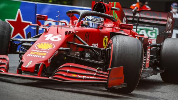 <p>Charles Leclerc raste in der Qualifikation auf Platz eins.</p>