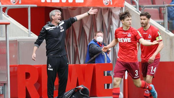 <p>Friedhelm Funkel ist überzeugt, dass er mit dem 1.FC Köln die Klasse halten wird.</p>