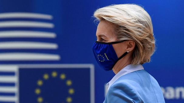 <p>Kommissionspräsidentin Ursula von der Leyen am Dienstag beim EU-Gipfel in Brüssel</p>