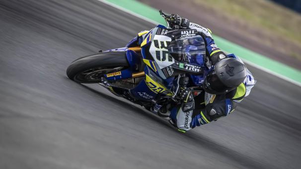 <p>Tom Kohnen (Yamaha) fährt jetzt in der Supersport-Klasse.</p>