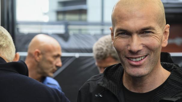 <p>Trainer Zinédine Zidane</p>