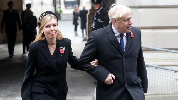 <p>Boris Johnson und Carrie Symonds im vergangenen November.</p>