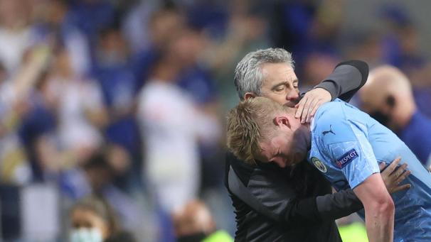 <p>Pure Enttäuschung: De Bruyne musste nach einer Stunde verletzt vom Feld.</p>