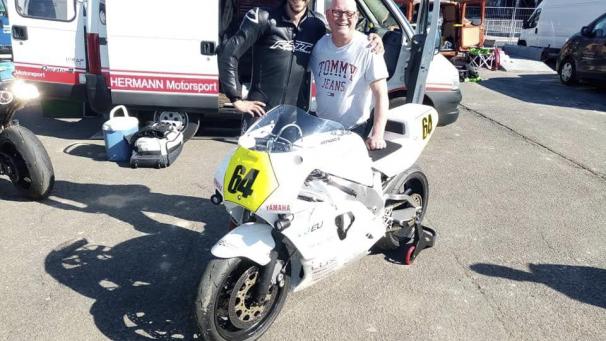 <p>Kevin Kaut-Bruno Weynand (v.l.) beim Testtag in Spa-Francorchamps.</p>