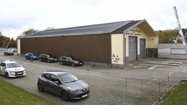 <p>Die Gebäude der Autosécurité gegenüber dem Robert-Schuman-Insitut werden einem Neubau für die Polizei weichen.</p>