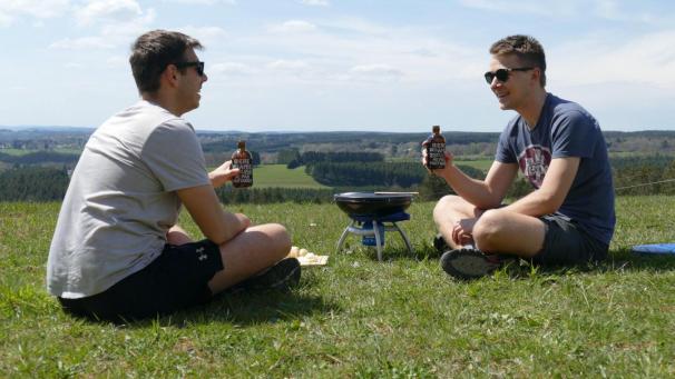 <p>Maxime Théate et Nominoé Geron haben das Konzept vorab mit 16 Probanten getestet – mit Erfolg.</p>