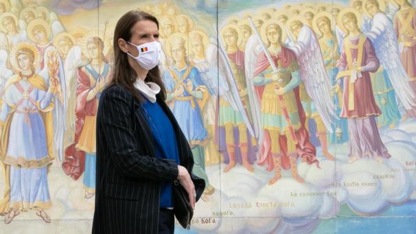 <p>Sophie Wilmès ist seit dem 1. Oktober 2020 Außenministerin in der Regierung De Croo.</p>