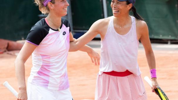 <p>Elise Mertens und Su-Wei Hsieh hatten in der ersten Runde keine Probleme.</p>