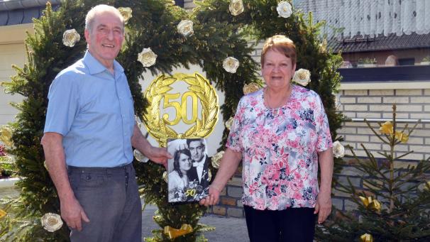 <p>Lorenz Noel und Monika Gillessen feierten am Wochenende Goldhochzeit.</p>