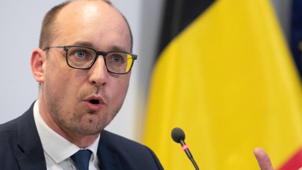 <p>Finanzminister Vincent Van Peteghem</p>