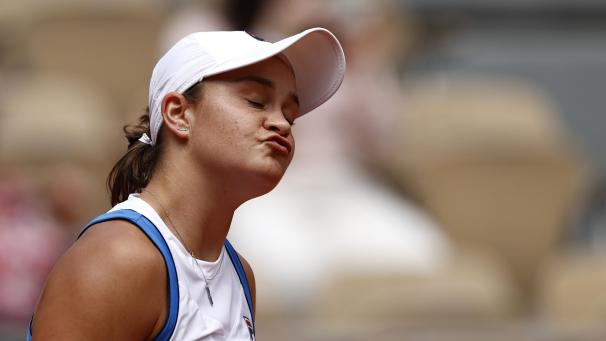 <p>Ashleigh Barty musste verletzt aufgeben.</p>