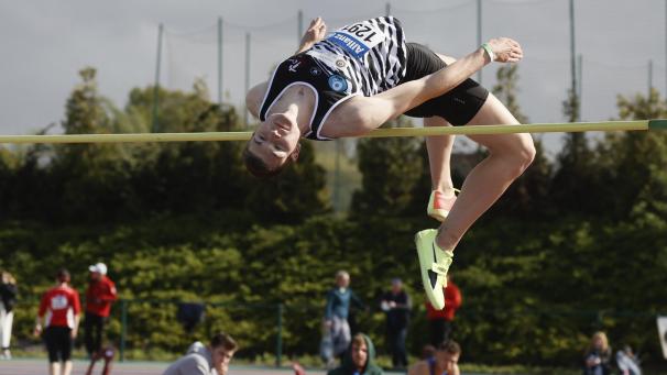 <p>Hochspringer Thomas Carmoy</p>