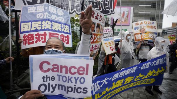 <p>Der Widerstand gegen die Olympische Sommerspiele in Tokio ist geringer geworden.</p>