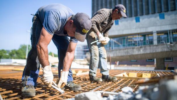 <p>Was die Schaffung neuer Jobs betrifft, sind die Arbeitgeber im Bauwesen am optimistischsten.</p>