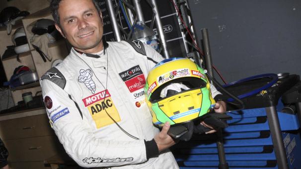 <p>Teamchef und Fahrer Olivier Muytjens (Toyota) in der „Grünen Hölle“ unterwegs.</p>