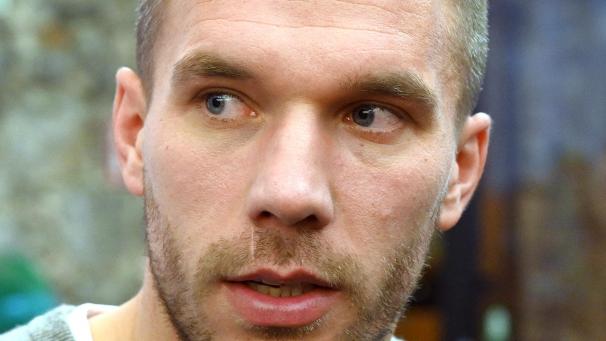 <p>Fußballspieler Lukas Podolski</p>