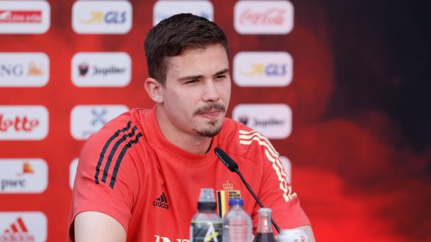 <p>Leander Dendoncker: „Hoffentlich kann ich auch während des Turniers eine wichtige Rolle einnehmen.“</p>