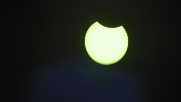 <p>Partielle Sonnenfinsternis über Belgien</p>