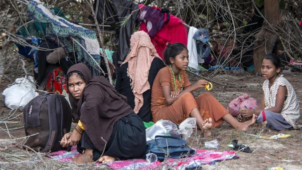 <p>Nach Monaten auf See sind Dutzende Flüchtlinge der muslimischen Minderheit der Rohingya aus Myanmar in Indonesien gelandet.</p>