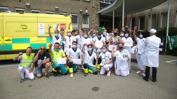 <p>Ein Großteil des Pflegepersonals der Malmedyer Klinik folgte am Dienstag dem Streikaufruf der CSC, um gegen die negativen Folgen der Reform der Gehaltstabellen zu protestieren.</p>