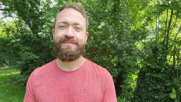 <p>Kennt sich in Sachen Fußball bestens aus: Mike Notermans.</p>