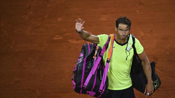 <p>Rafael Nadal nach seiner Niederlage im Roland-Garros-Haöbfinale</p>