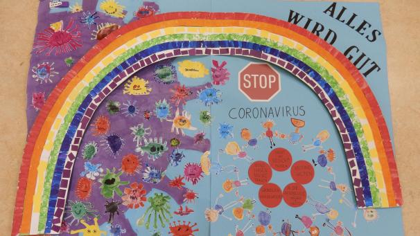 <p>Der Siegerbeitrag des ersten Kindergartenjahres des Königlichen Athenäums St.Vith: „Alles wird gut!“</p>