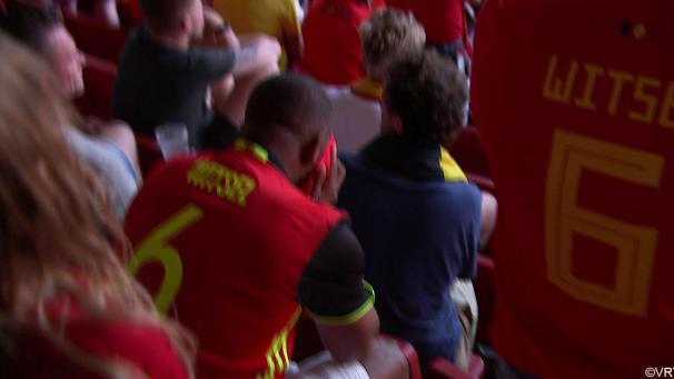 <p>Papa Thierry Witsel konnte seine Tränen nicht zurückhalten.</p>