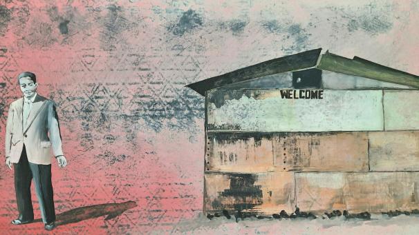 <p>Raphaël Demarteau hat die Themen Migration und Integration abstrakt und figurativ aufgegriffen.</p>