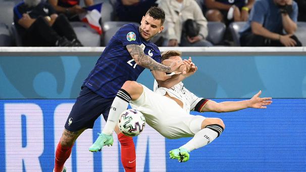 <p>Bayerns Lucas Hernandez warnt seine Kollegen: „Das wird eine weitere Schlacht.“</p>