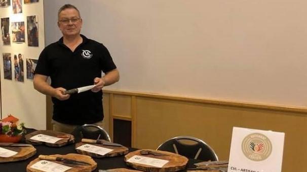 <p>Regelmäßig nimmt Christophe van Lochem auch an Ausstellungen der Branche teil.</p>